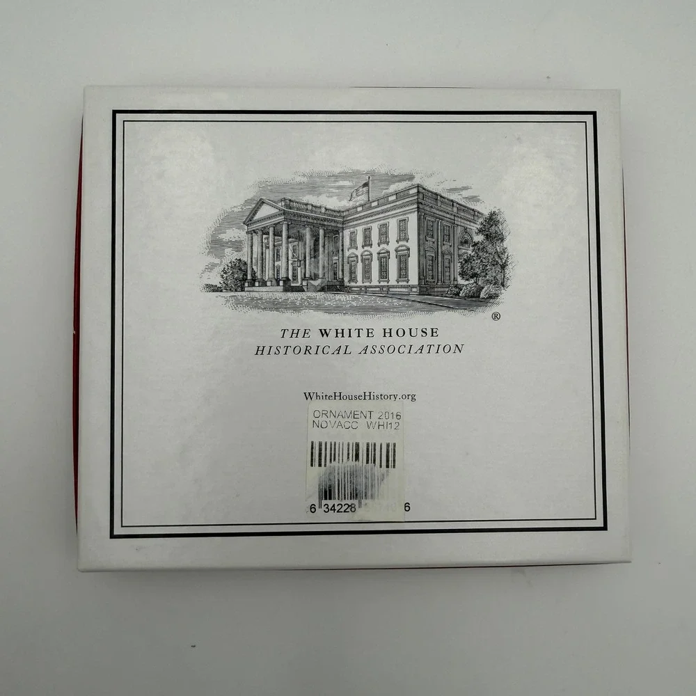 White House Historical Association 2016 Christmas Ornament Herbert Hoover Fire